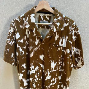 Ted Baker Brown Pattern polo shirt